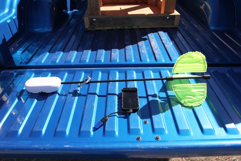 LiteTether on tailgate