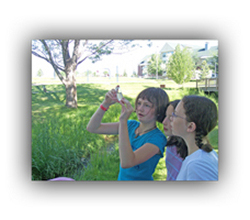 three students