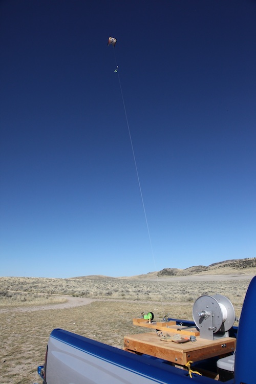 LiteTether on kite